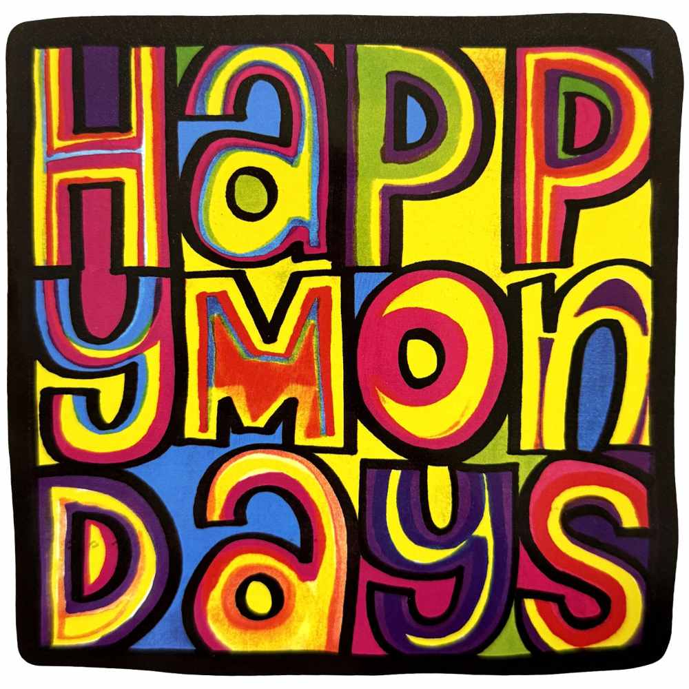 Happy Mondays - Greatest Hits Sticker - Multicolours